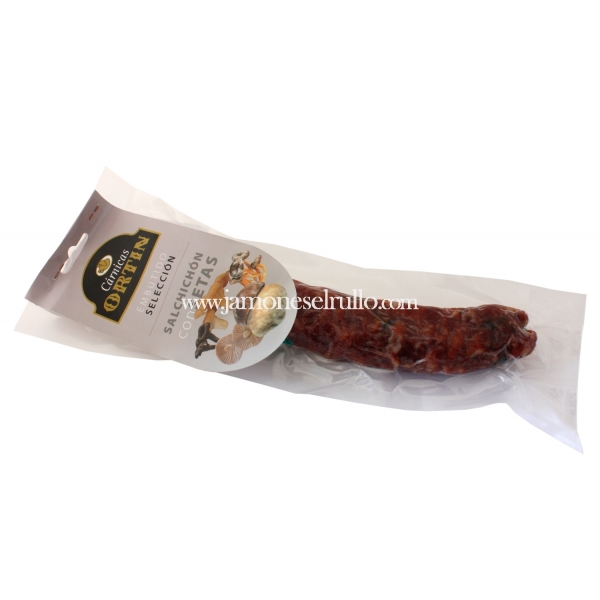 Salchichón con setas