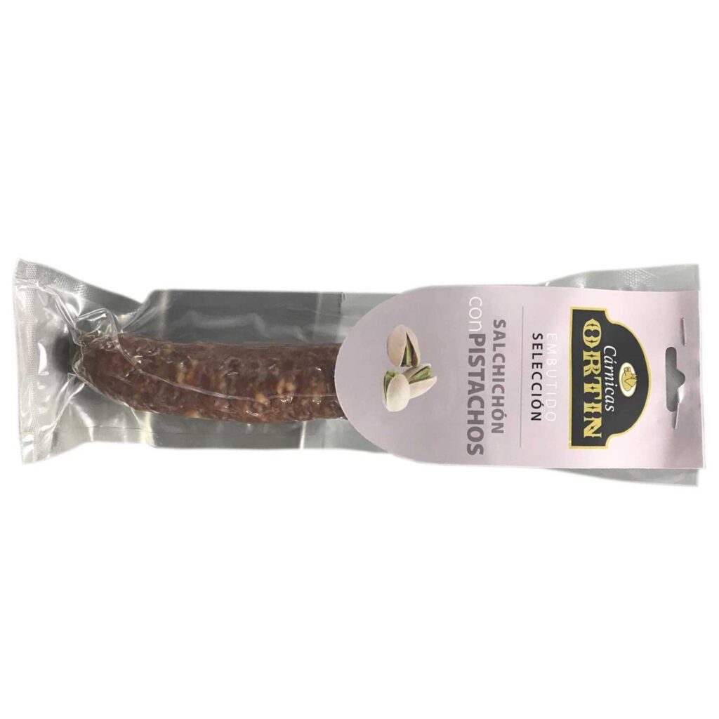 Salchichón con pistachos