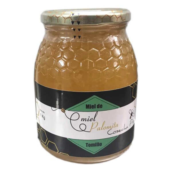 Miel de Tomillo. Miel de Palomita. 1 Kg y 0,5 kg