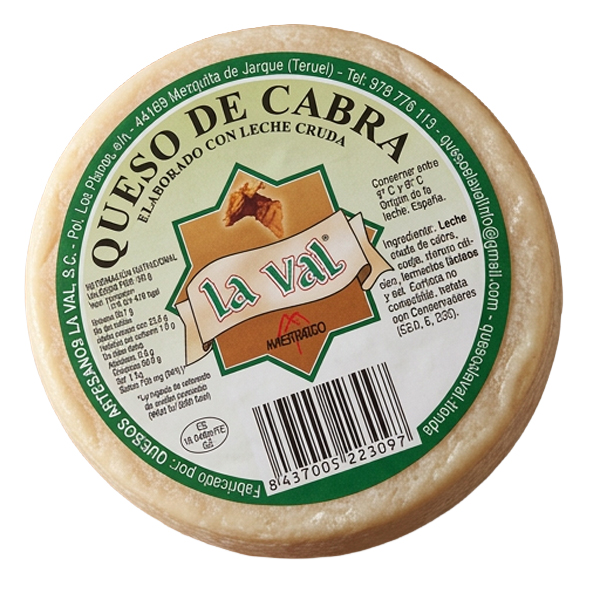 Queso La Val Cabra Leche Cruda